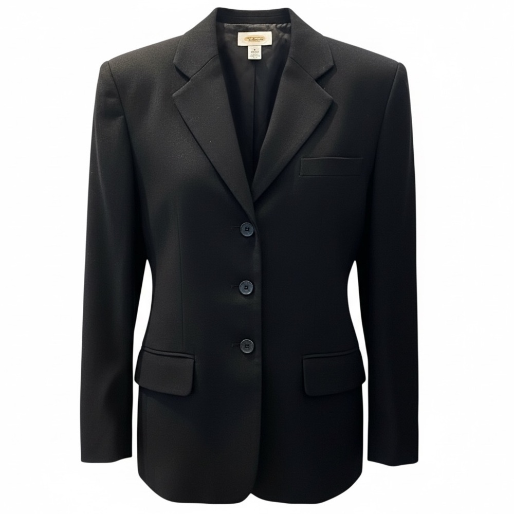 Talbots 2-Pc Pant Suit in Black Size 6